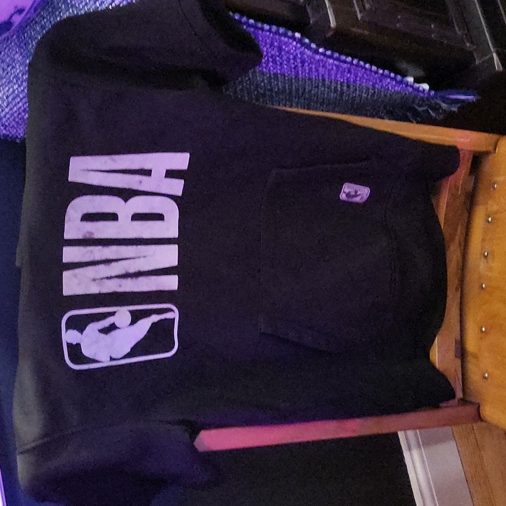 NBA boys large hoodie black